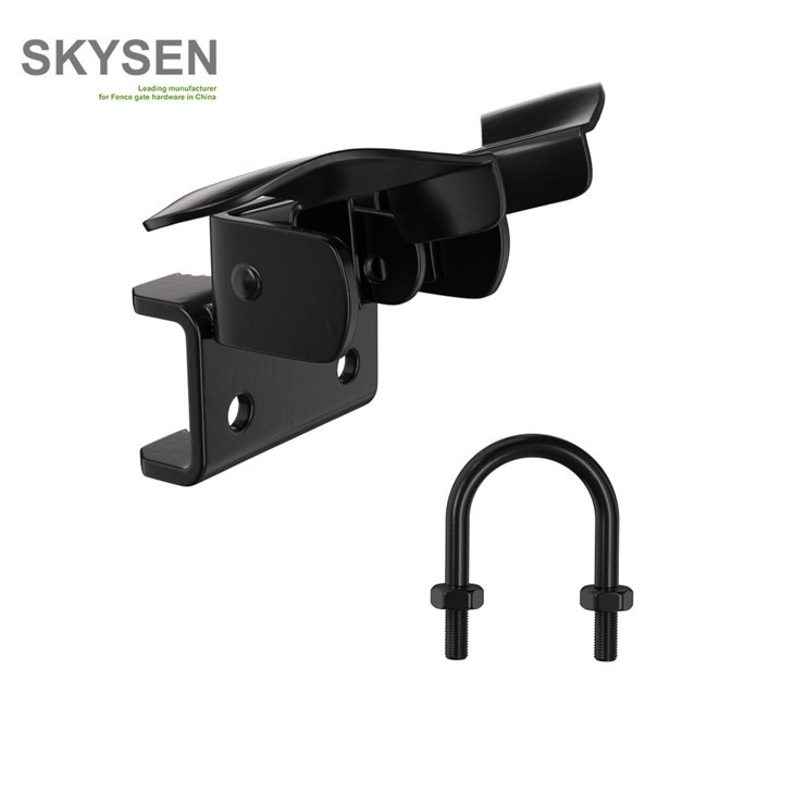 Chain Link Gate To Wood Post Latch