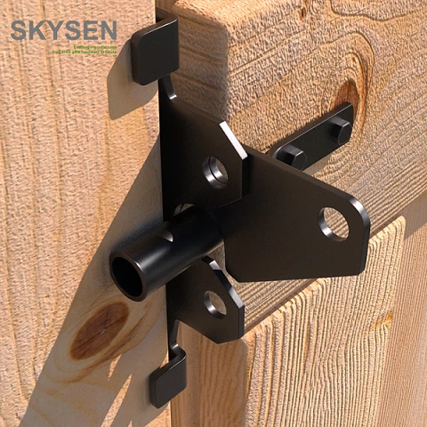 Double Sided Wooden Gate Lock