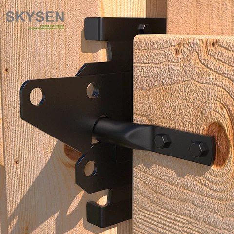 Double Wood Gate Latch