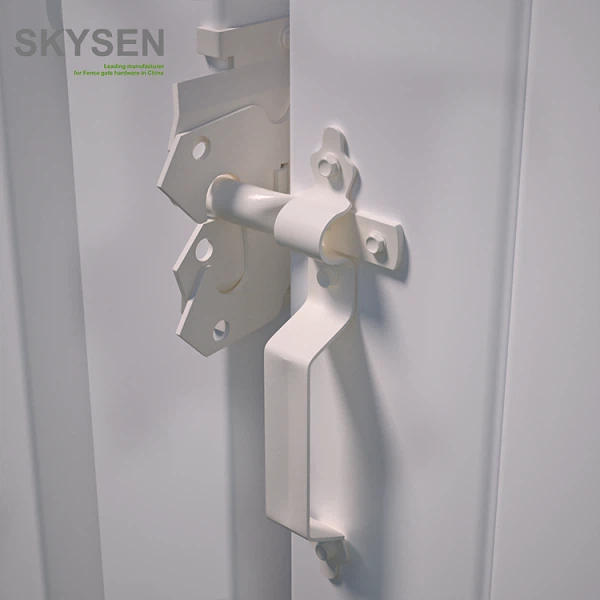 Gate Latch On Vinyl Siding