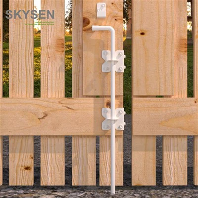 Can a gate drop rod be locked?